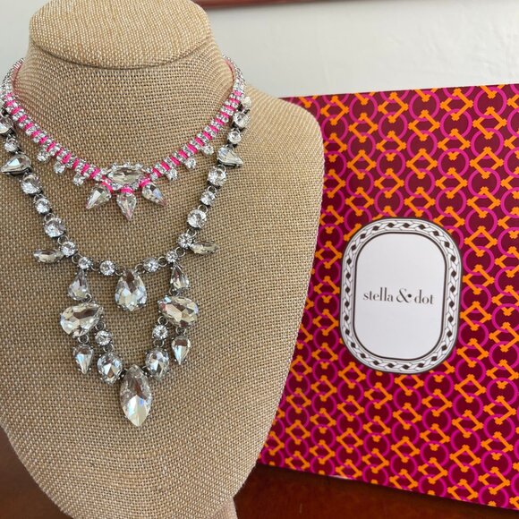 Stella & Dot Neon Dream Statement Necklace - Picture 12 of 14
